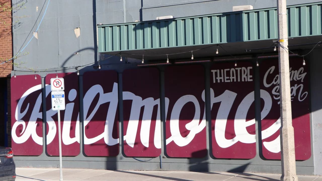 The Biltmore Theatre in Oshawa, venue for the third annual Socktoberfest on October 15; no people visible.